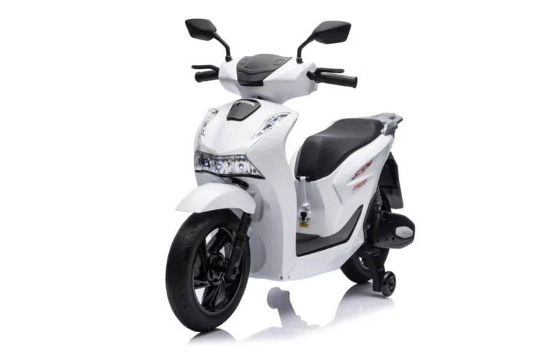 Dječji Električni Skuter Honda Sh125i Bijeli Motor Na Akumulator 55