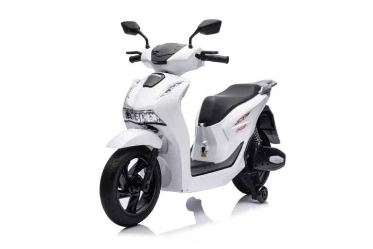 Dječji Električni Skuter Honda Sh125i Bijeli Motor Na Akumulator 56