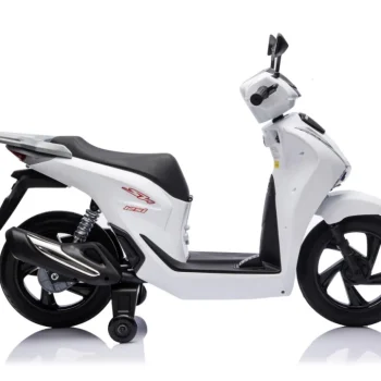 Dječji Električni Skuter Honda Sh125i Bijeli Motor Na Akumulator 7