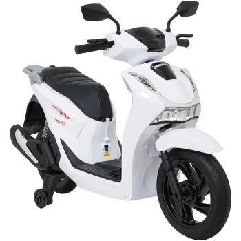 Dječji Električni Skuter Honda Sh125i Bijeli Motor Na Akumulator 8