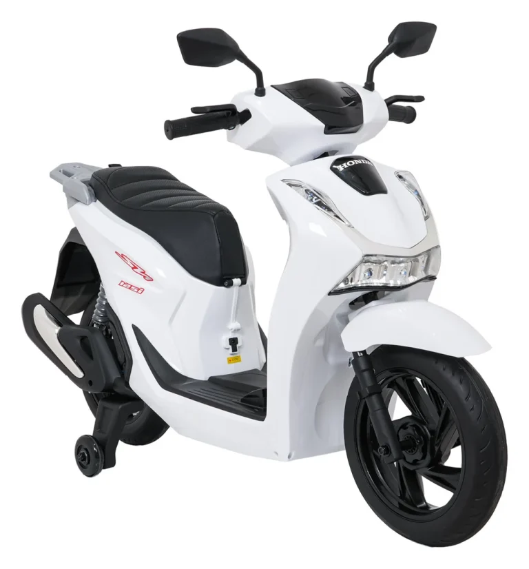 Dječji Električni Skuter Honda Sh125i Bijeli Motor Na Akumulator 8