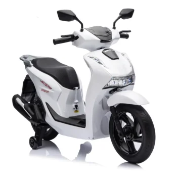 Dječji Električni Skuter Honda Sh125i Bijeli Motor Na Akumulator 9