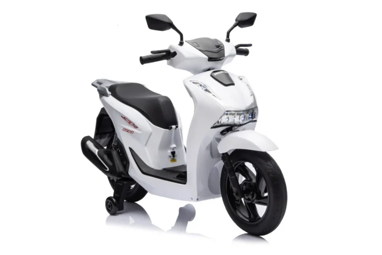 Dječji Električni Skuter Honda Sh125i Bijeli Motor Na Akumulator 9