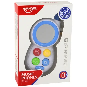 Dječji Interaktivni Telefon Plavi S Ogledalom 4