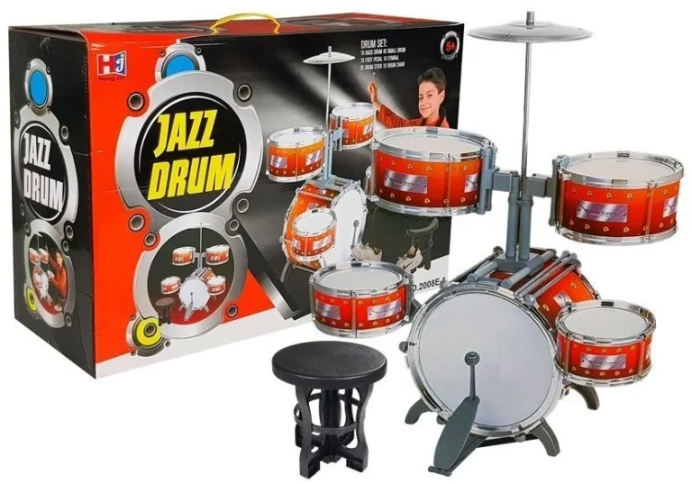 Dječji Jazz Set Bubnjeva S 5 Bubnjeva I Stolicom 1