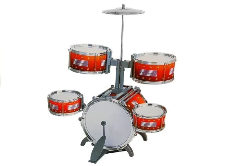 Dječji Jazz Set Bubnjeva S 5 Bubnjeva I Stolicom 2