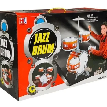 Dječji Jazz Set Bubnjeva S 5 Bubnjeva I Stolicom 5