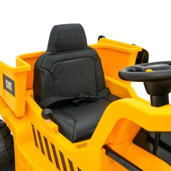 Dječji Kiper Na Baterije Caterpillar žuti + Pomični Kiper + Lopata + Megafon + Audio Led, žuta Auto Na Akumulator 15