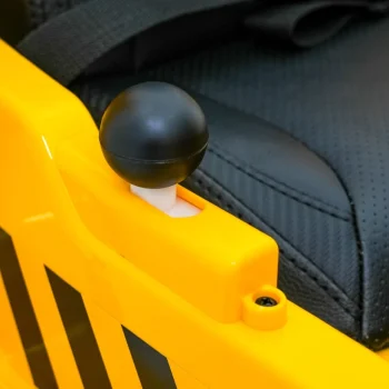 Dječji Kiper Na Baterije Caterpillar žuti + Pomični Kiper + Lopata + Megafon + Audio Led, žuta Auto Na Akumulator 16