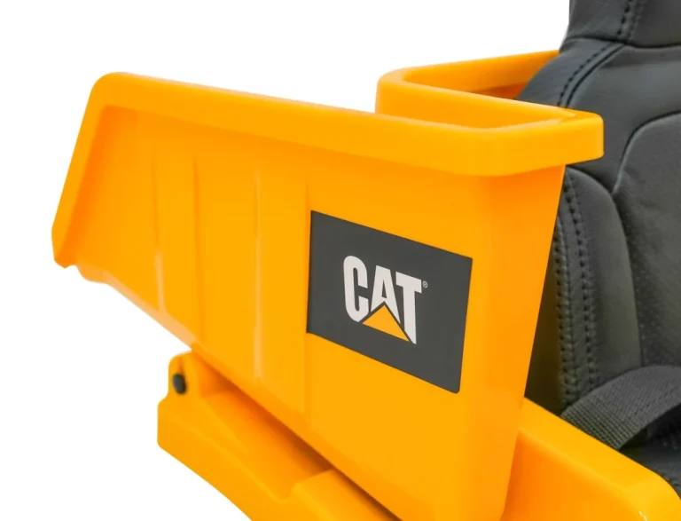 Dječji Kiper Na Baterije Caterpillar žuti + Pomični Kiper + Lopata + Megafon + Audio Led, žuta Auto Na Akumulator 17