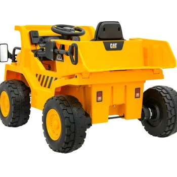 Dječji Kiper Na Baterije Caterpillar žuti + Pomični Kiper + Lopata + Megafon + Audio Led, žuta Auto Na Akumulator 6
