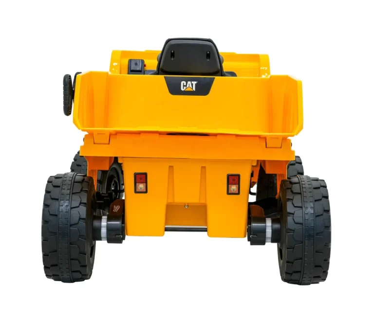 Dječji Kiper Na Baterije Caterpillar žuti + Pomični Kiper + Lopata + Megafon + Audio Led, žuta Auto Na Akumulator 7