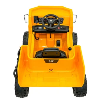 Dječji Kiper Na Baterije Caterpillar žuti + Pomični Kiper + Lopata + Megafon + Audio Led, žuta Auto Na Akumulator 8