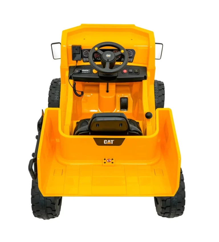 Dječji Kiper Na Baterije Caterpillar žuti + Pomični Kiper + Lopata + Megafon + Audio Led, žuta Auto Na Akumulator 8
