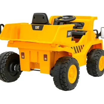 Dječji Kiper Na Baterije Caterpillar žuti + Pomični Kiper + Lopata + Megafon + Audio Led, žuta Auto Na Akumulator 9