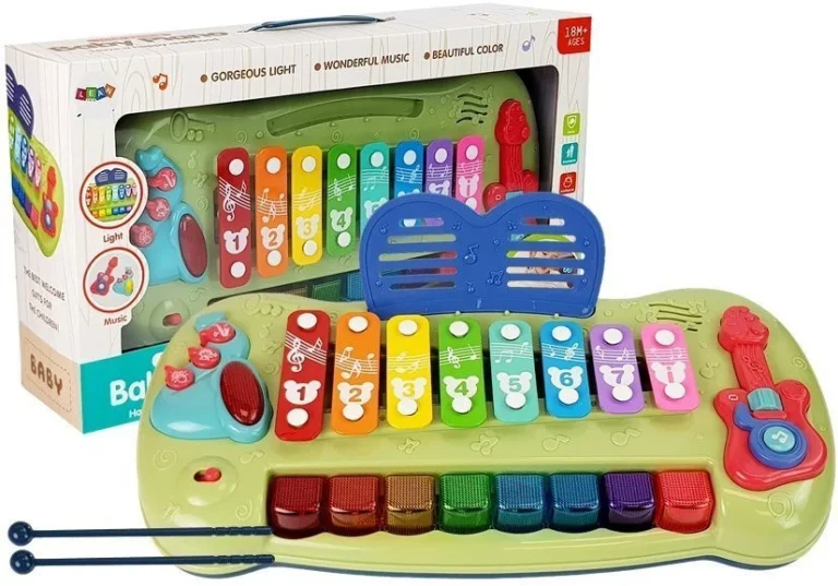 Dječji Klavir Baby Grand S činelama I Osvijetljenim Tipkama 1