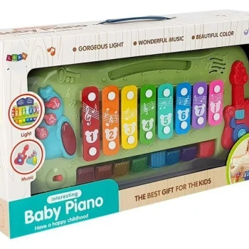 Dječji Klavir Baby Grand S činelama I Osvijetljenim Tipkama 8