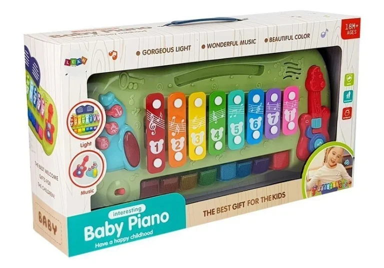 Dječji Klavir Baby Grand S činelama I Osvijetljenim Tipkama 8