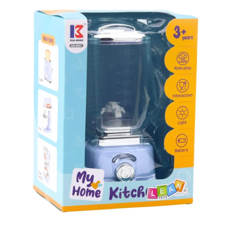 Dječji Kuhinjski Blender S Rotirajućim Mehanizmom, Plavi 4
