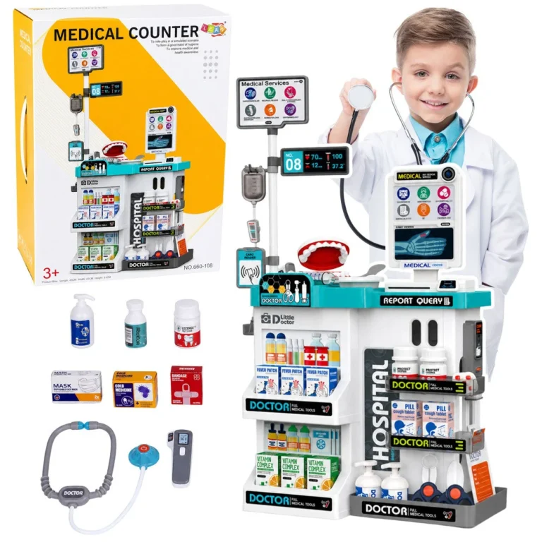Dječji Medicinski Set Sa Stolom 61 Dio 1