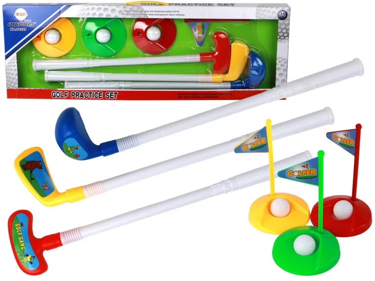 Dječji Mini Golf Set, 12 Dijelova, Palice 52 Cm 1