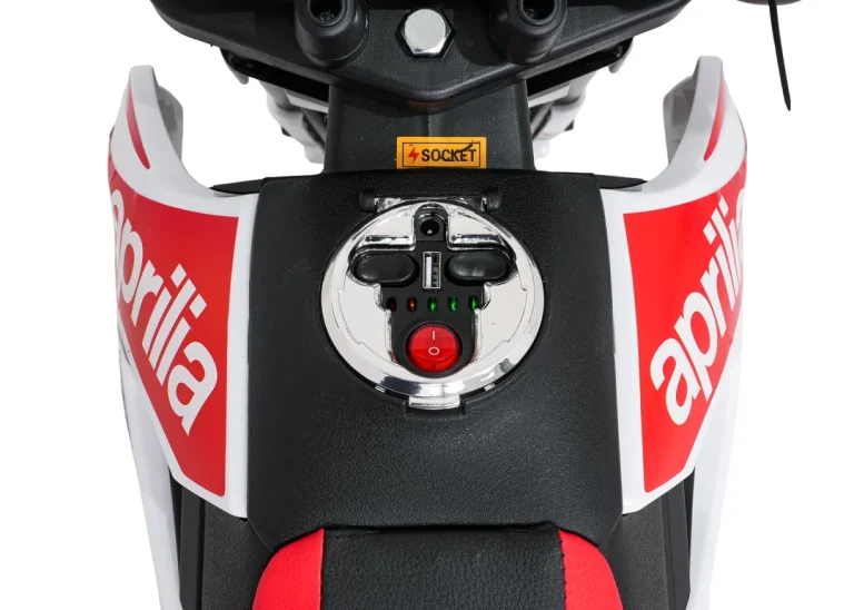 Dječji Motor Aprilia Rx Bijeli Motor Na Akumulator 16