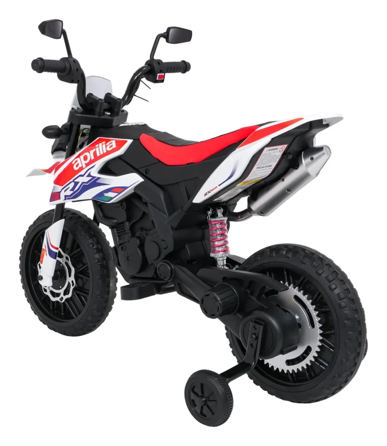 Dječji Motor Aprilia Rx Bijeli Motor Na Akumulator 6