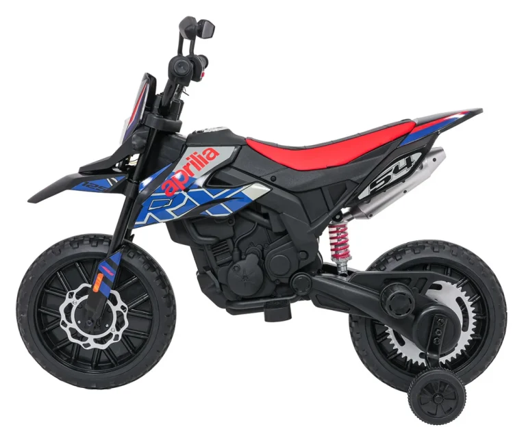 Dječji Motor Aprilia Rx Plavi Motor Na Akumulator 4
