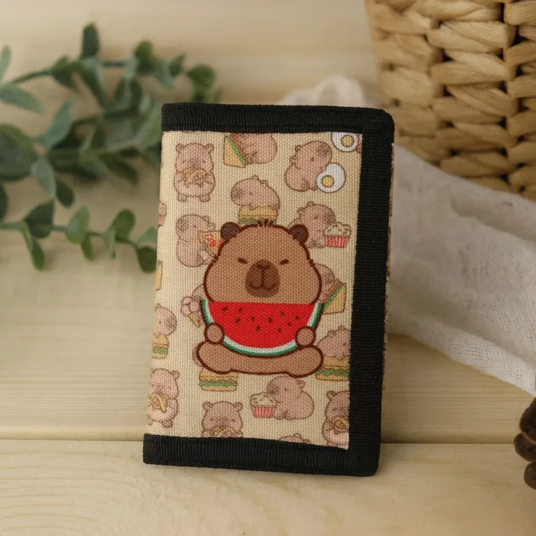 Dječji Novčanik S čičkom Kapibara Lubenica 12,5 × 8,5 Cm 5