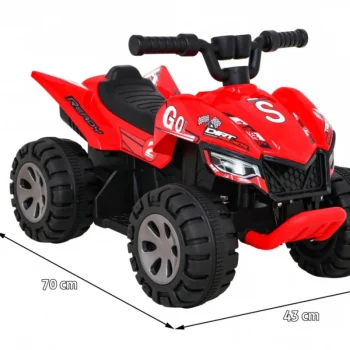 Dječji Quad Na Akumulator 25 W, Crveni 2