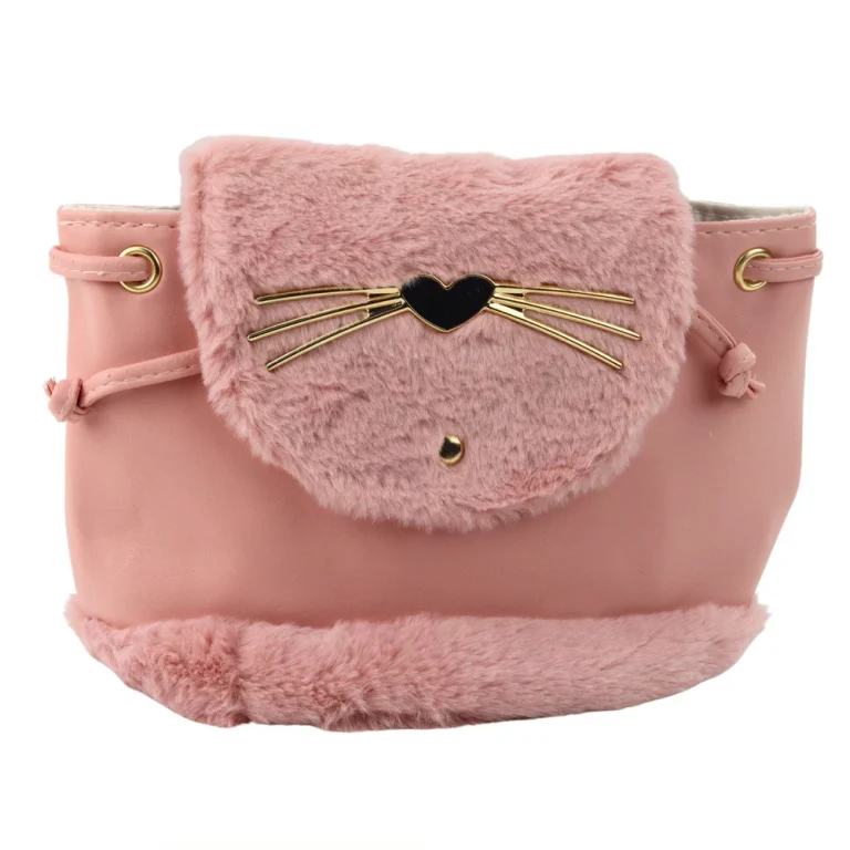 Dječji Ruksak S Plišanim Ušima I Podesivim Remenom, Roza, 22 Cm, 4 L 2