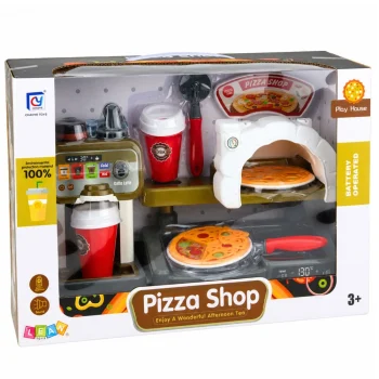 Dječji Set Pizzerije S Pećnicom I Aparatom Za Kavu 6