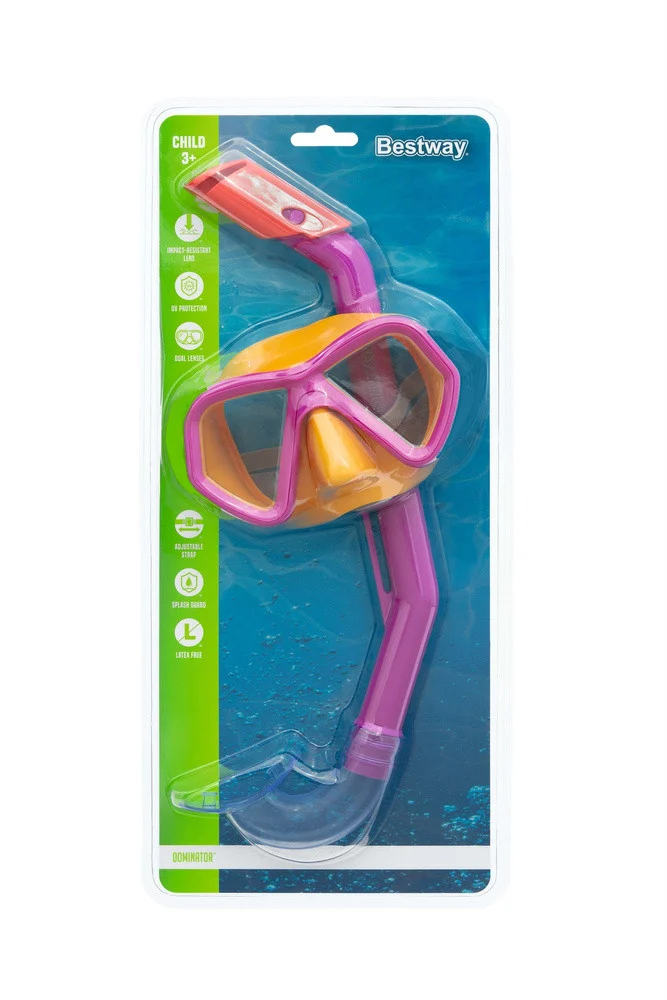 Dječji Set Za Ronjenje Bestway 24023, Maska I Tuba, Plava 8