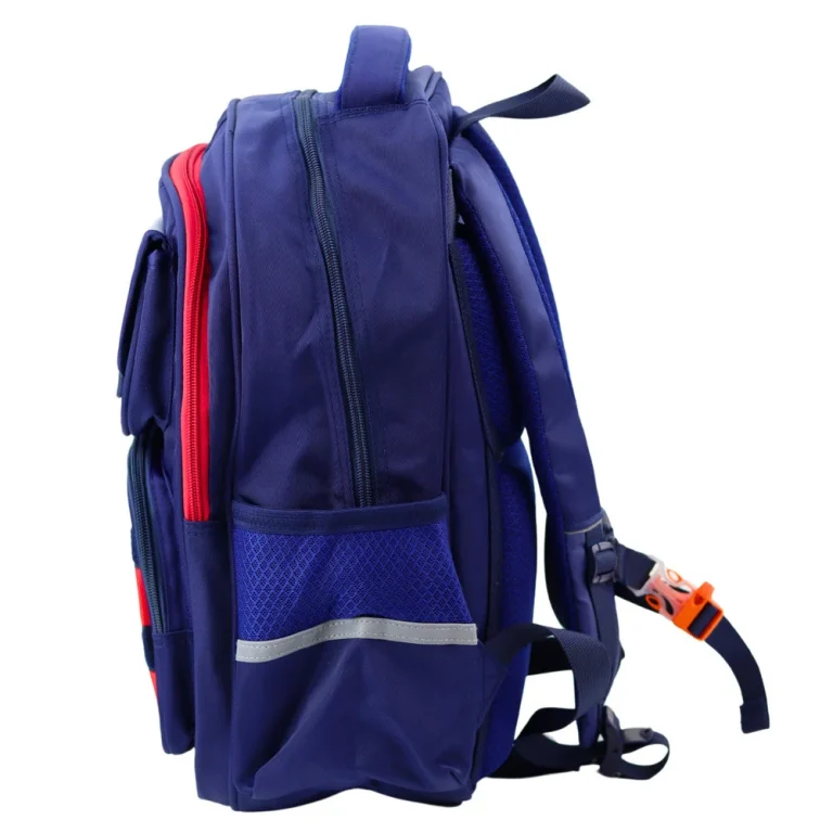 Dječji školski Ruksak S Remenom Za Prsa, Tamnoplavi, Crveni, Svemirski, 20 L, 38 Cm 2