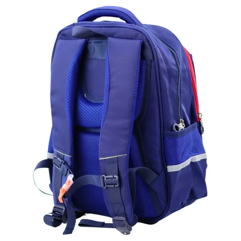 Dječji školski Ruksak S Remenom Za Prsa, Tamnoplavi, Crveni, Svemirski, 20 L, 38 Cm 3