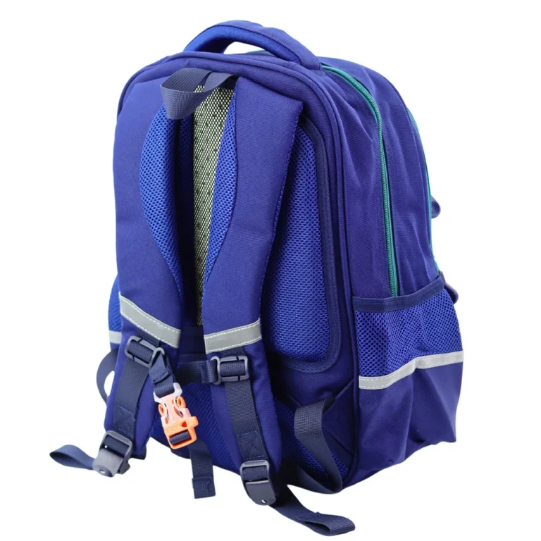 Dječji školski Ruksak S Remenom Za Prsa, Tamnoplavi Zeleni, 20l, 38cm 3