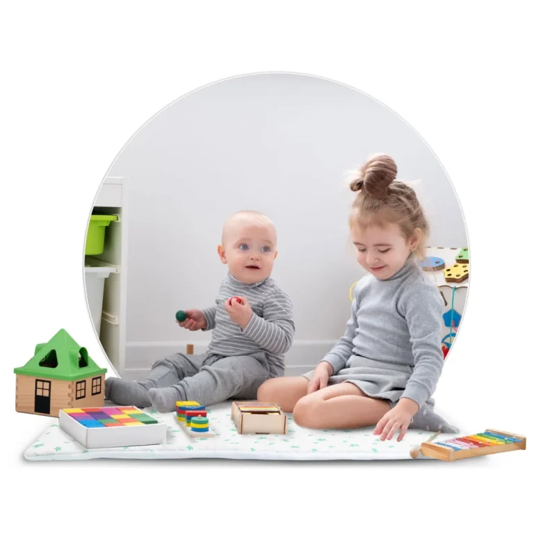 Dječji Teepee šator Sa Svjetlima Mint Sa Zvijezdama 11