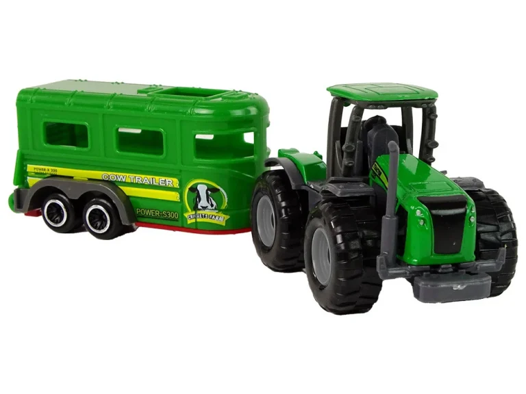Dječji Traktor S Prikolicom, Zeleni 3