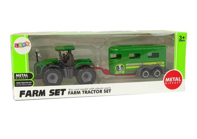 Dječji Traktor S Prikolicom, Zeleni 4