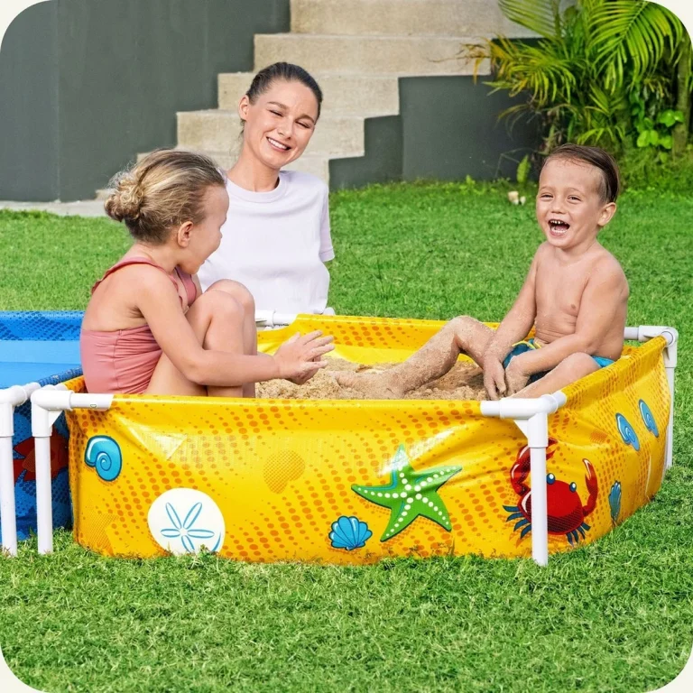 Dječji Vrtni Bazen S Okvirom I Pješčanikom 213 X 112 X 30,5 Cm Bestway 561cf 2