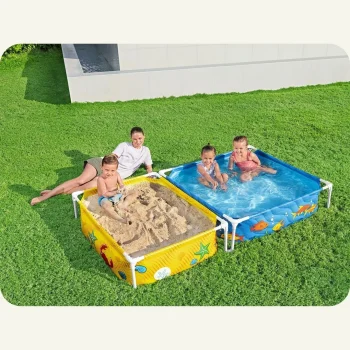 Dječji Vrtni Bazen S Okvirom I Pješčanikom 213 X 112 X 30,5 Cm Bestway 561cf 5
