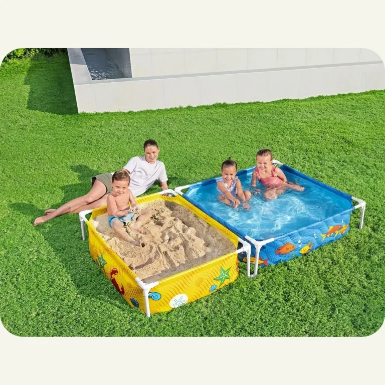 Dječji Vrtni Bazen S Okvirom I Pješčanikom 213 X 112 X 30,5 Cm Bestway 561cf 5