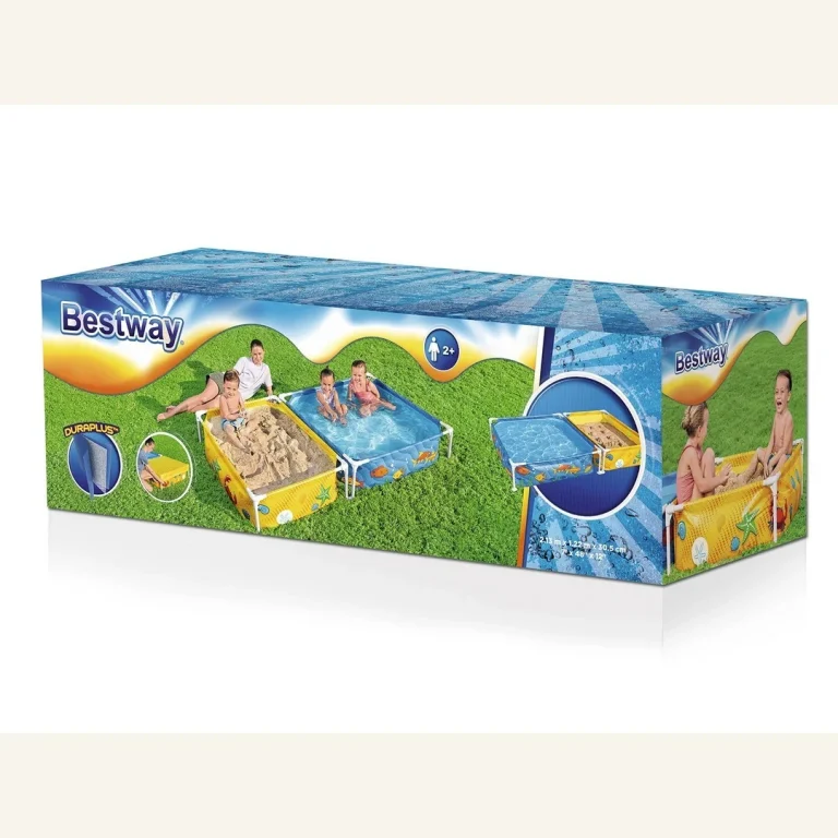 Dječji Vrtni Bazen S Okvirom I Pješčanikom 213 X 112 X 30,5 Cm Bestway 561cf 6