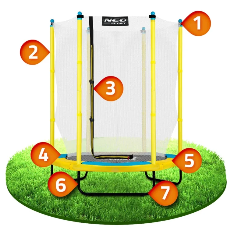 Dječji Vrtni Trampolin Neo Sport, Ø 140 Cm (4,5 Ft) 10