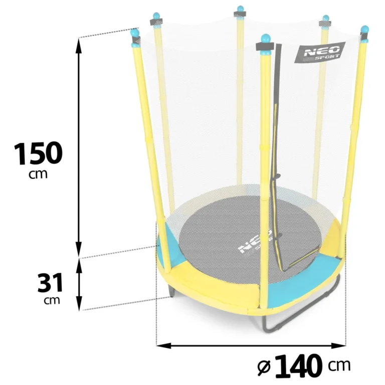 Dječji Vrtni Trampolin Neo Sport, Ø 140 Cm (4,5 Ft) 7