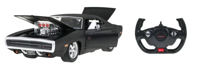 Dodge Charger Rt Iz 1970. Crni Rastar Model 1:16 Automobil Na Daljinsko Upravljanje, Crna 2