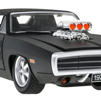 Dodge Charger Rt Iz 1970. Crni Rastar Model 1:16 Automobil Na Daljinsko Upravljanje, Crna 3