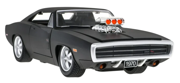 Dodge Charger Rt Iz 1970. Crni Rastar Model 1:16 Automobil Na Daljinsko Upravljanje, Crna 3