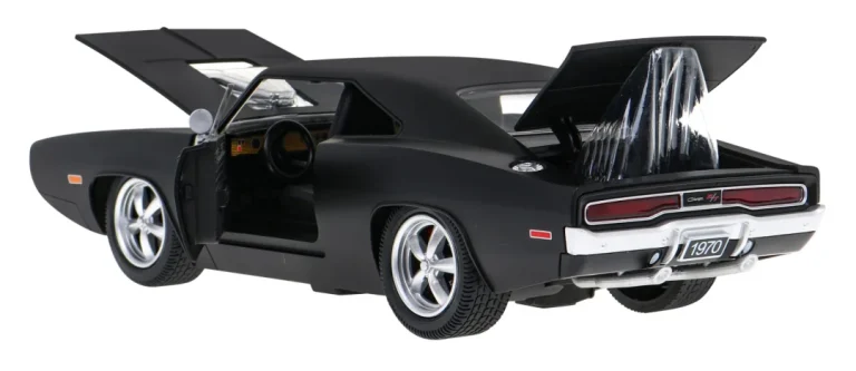 Dodge Charger Rt Iz 1970. Crni Rastar Model 1:16 Automobil Na Daljinsko Upravljanje, Crna 4