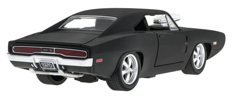Dodge Charger Rt Iz 1970. Crni Rastar Model 1:16 Automobil Na Daljinsko Upravljanje, Crna 5